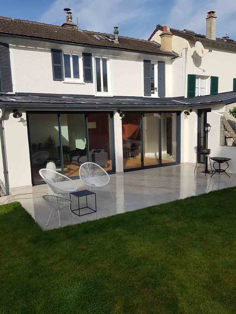 Réalisation gros oeuvre - Extension maison